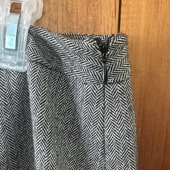 LOFT Charcoal A-Line Skirt - Picture 3 of 5